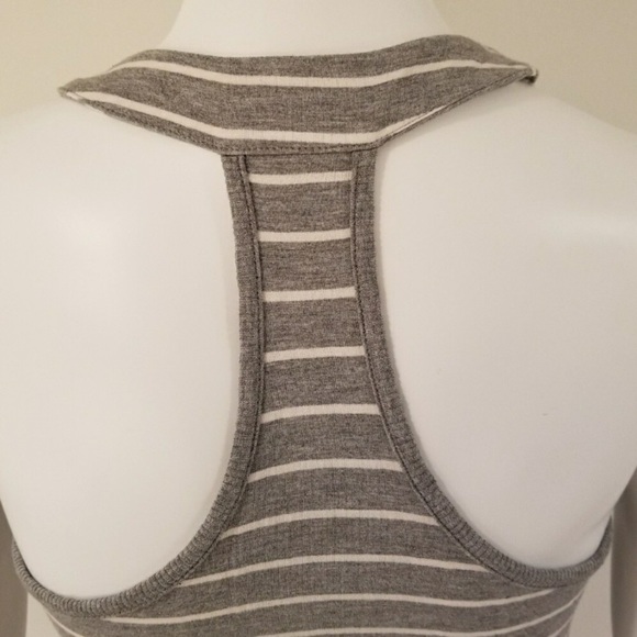 ATHLETA STRIPED TEE RACERBACK DRESS H. - Picture 6 of 16